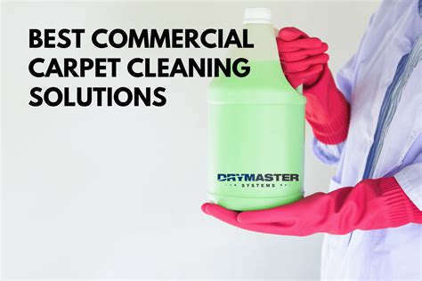 Best Commercial Carpet Cleaning Solutions for Professional Cleaners