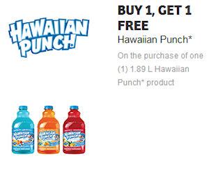 Hawaiian Punch - BOGO Free with Coupon - Coupons