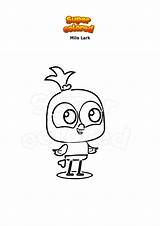 Coloriage Milo Lark  Supercoloredcom sketch template