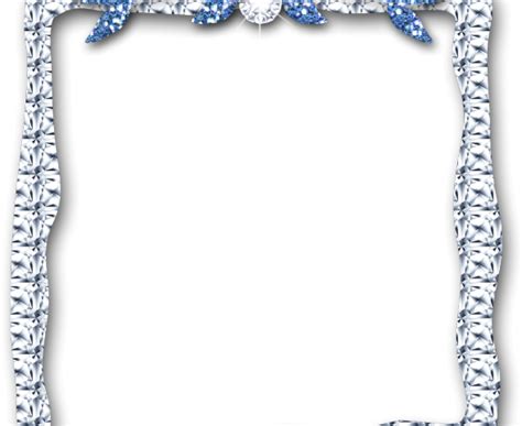 Diamond Frame Png Diamond Border Transparent Background - Clip Art Library