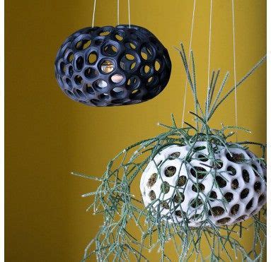 Sponge Hanging Planters by Gold Leaf Design Group - Natural White - S/2 ...