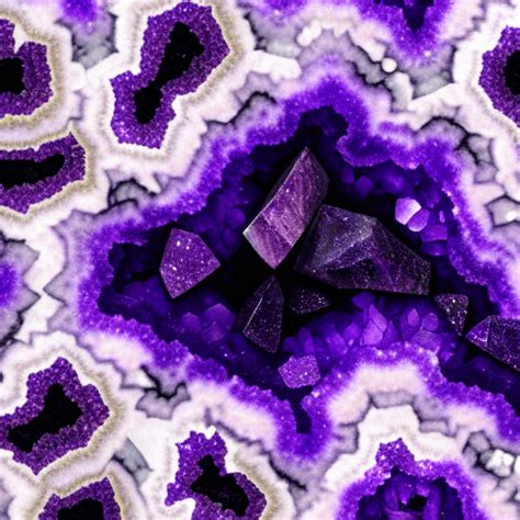 Amethyst Geode Background · Creative Fabrica