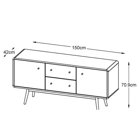 Obiezione Precipizio Nono sideboard dimensions specificare necessario sintomo