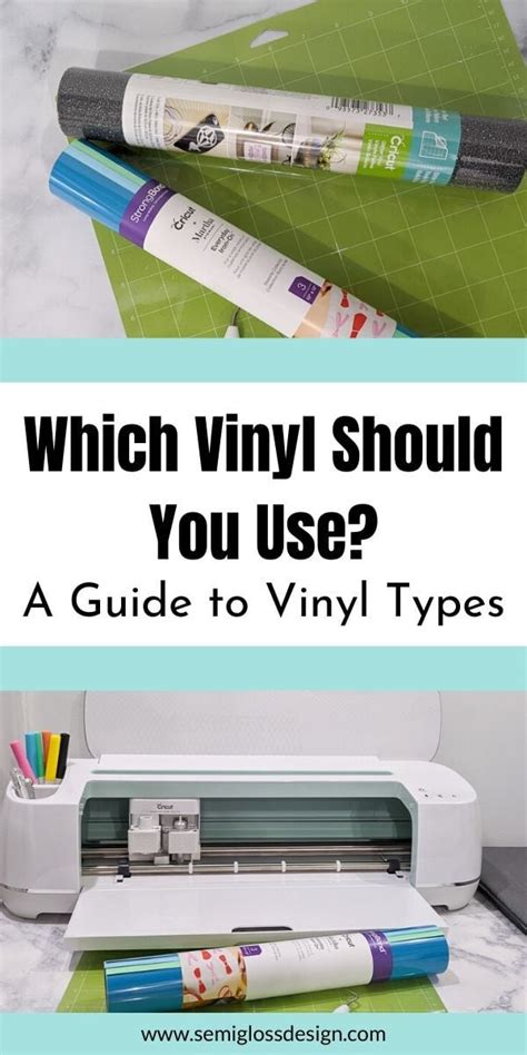 Cricut vinyl types explained which vinyl should you use – Artofit