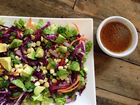 Colorful Salad With Homemade Orange-Lime Dressing: Directions, calories ...