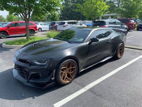 Chevrolet Camaro ZL1 6th Gen Black with Bronze Brixton Forged PF5 ULTRASPORT+ Wheel | Wheel Front