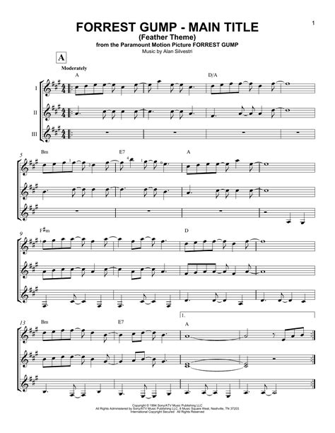 Forrest Gump - Main Title (Feather Theme) | Sheet Music Direct