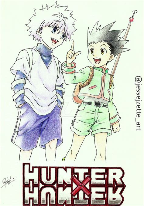 Gon and Killua by jessejzette on @DeviantArt | Killua, Cartoon drawings, Drawing skills