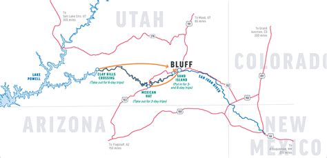 San Juan River New Mexico Map | Printable Templates Free