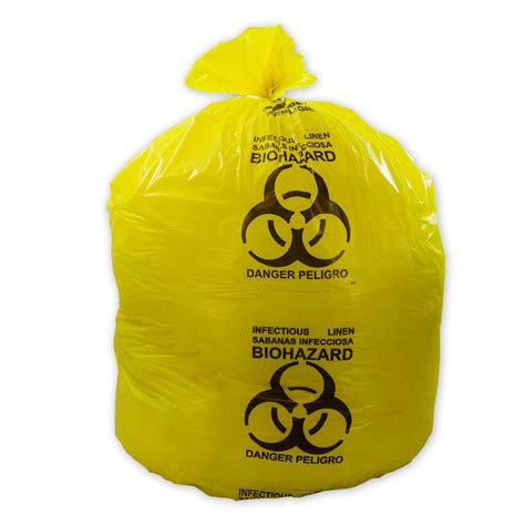 Biohazard Printed Dustbin Bag 300 Gauge — SceneSafe