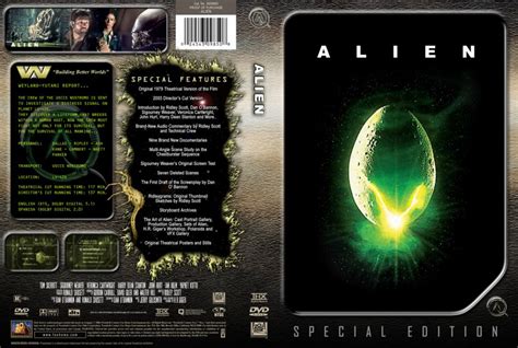 Alien - Quadrilogy - Movie DVD Custom Covers - 5111alien1 :: DVD Covers