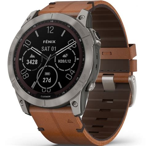 Garmin fēnix® 7X Solar Smartwatch, Chestnut, 51mm 010-02541-19 | Francis & Gaye Jewellers