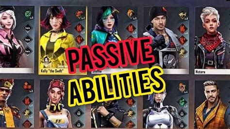 3 best Free Fire characters with passive abilities in May 2021