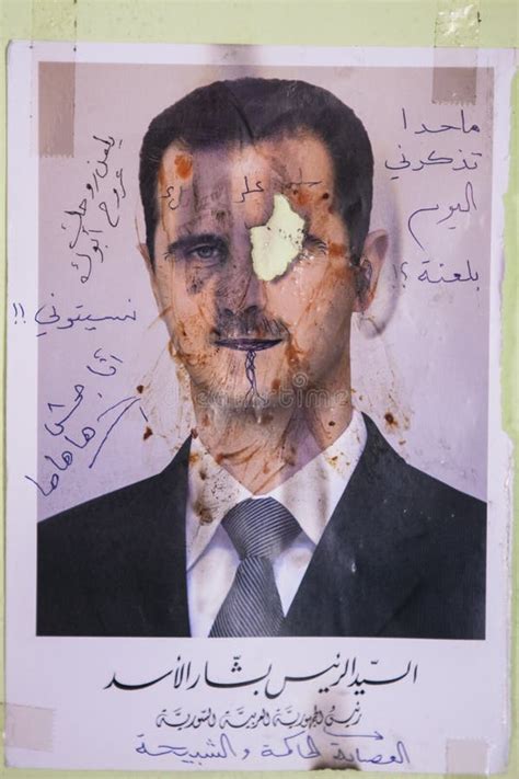 Bashar Hafez al-Assad editorial stock image. Image of middle - 34904674