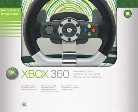 Wireless Racing Wheel For Xbox 360 White