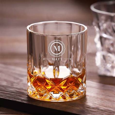 Personalised Whiskey Tumbler Engraved Whisky Glass 7oz with | Etsy