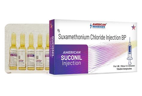 SUCONIL Suxamethonium Chloride Injection BP at best price in Mumbai | ID: 2852121139912