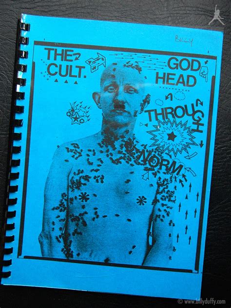 Billy's itinerary book from The Cult 'Love' Tour - 1985 - Billy Duffy