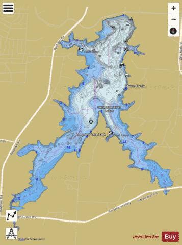 Longview Lake Fishing Map | Nautical Charts App