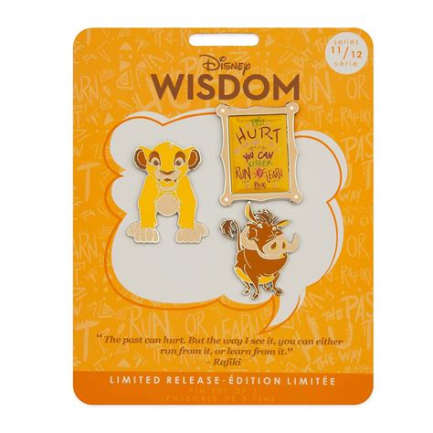 Disney Wisdom Pin Set – Simba – The Lion King – November – Limited Release | shopDisney