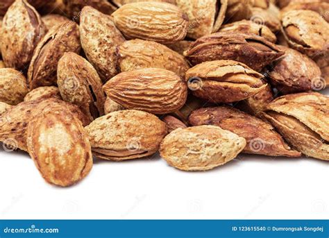 Roasted Almond Seed High Protein Healthy Natural Food Stock Photo - Image of nutrition, roasted ...