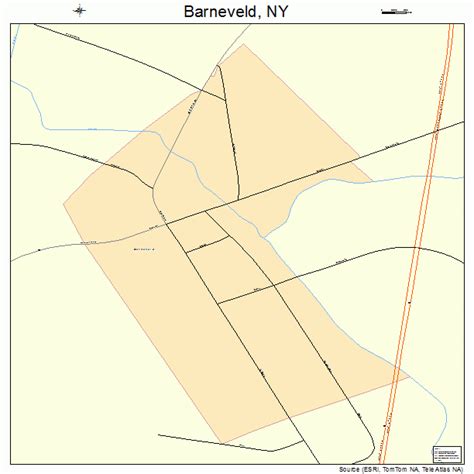 Barneveld New York Street Map 3604528