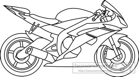 Motorcycle black and white motorcycle clipart outline pencil and in ...