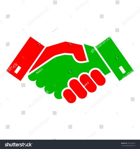 Handshake Partnership Vector Stock Vector (Royalty Free) 767632918 | Shutterstock