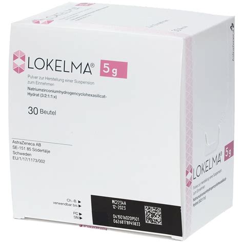 Lokelma® 5 g 30 St mit dem E-Rezept kaufen - Shop Apotheke