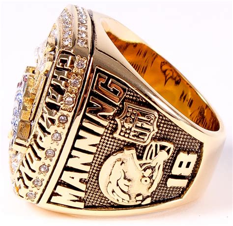 Peyton Manning Broncos High Quality Replica 2015 Super Bowl XLIX ...