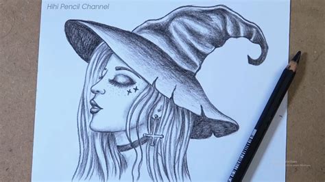 Witch Drawing