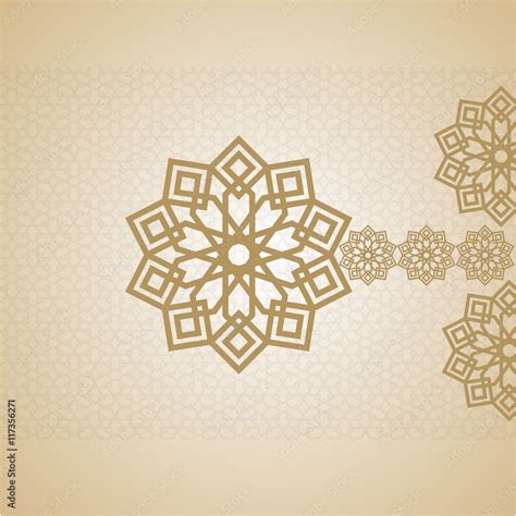 EID Mubarak Card arabic design islamic texture card Stock Vector ...