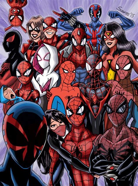 The spider-verse selfie! | Spiderman, Spiderman art, Amazing spiderman