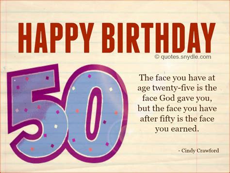 Funny 50th Birthday Card Sayings