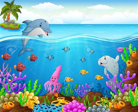 Cartoon Fish Under The Sea Royalty Free Cliparts, Vectors, And Stock Illustration. Image ...