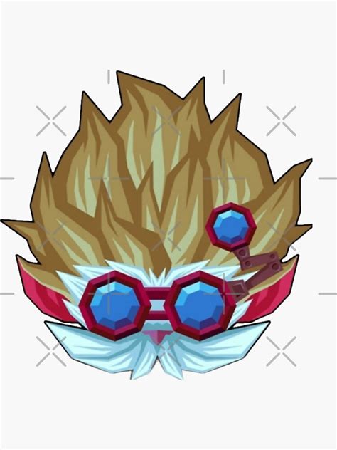 "Heimerdinger" Sticker for Sale by ANASSY1 | Redbubble