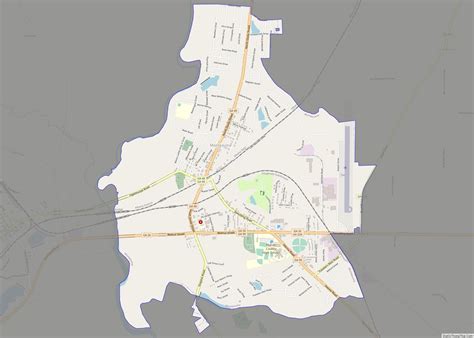 Map of Montezuma city, Georgia - Thong Thai Real