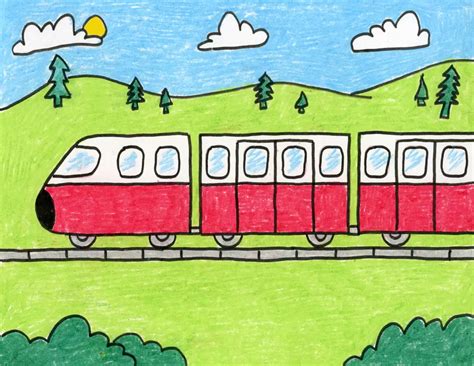 How To Draw A Realistic Train - Richeffective24