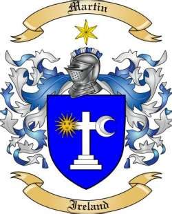 Martin Family Crest from Ireland by The Tree Maker