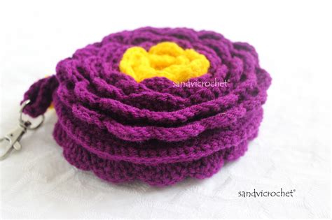 For the Love of Crochet Along: crochet flower purse