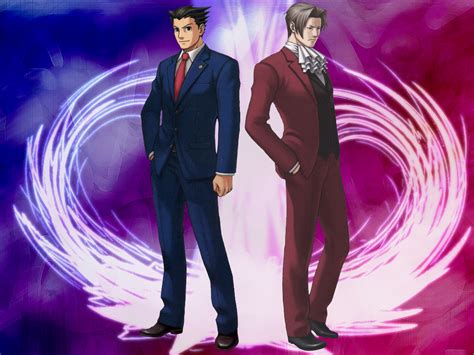 Phoenix & Edgeworth - Phoenix Wright Photo (26592672) - Fanpop