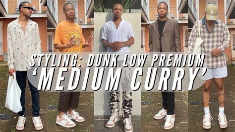 STYLING: NIKE DUNK LOW PREMIUM 'MEDIUM CURRY' | LOOKBOOK | Gexffrey - YouTube