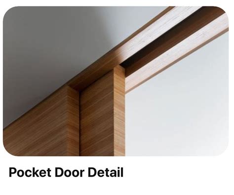 Pocket Door Detail | Door design, Doors interior, Interior architecture ...