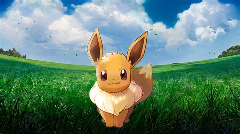 Pokemon Let's Go Eevee (v2) Wallpapers - Cat with Monocle