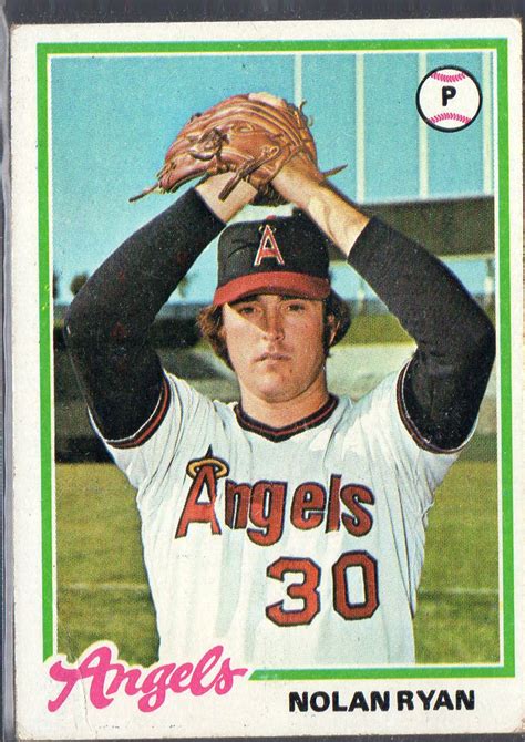 NOLAN RYAN 1978 Topps 400 Baseball Card California Angels - Etsy