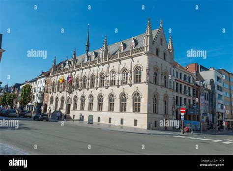 City hall of Kortrijk, Belgium Stock Photo - Alamy