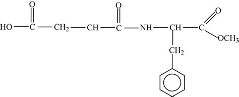 Aspartame Structure