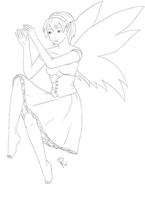 line art: fairy magic by Rina8 on DeviantArt