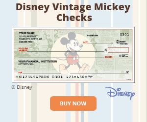 Disney Checks | Designer Checks