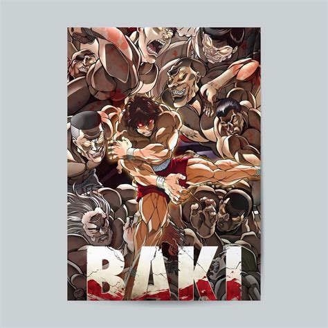 Baki Animeposter HD Color Games Poster Wall Poster Printed Poster Anime ...